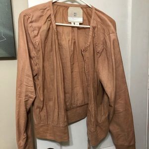 Anthropologie Blush Pink Jacket